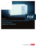 1MRK504117-BFR D FR Guide de L Acheteur Protection de Transformateur RET670 1.2 Personnalisee