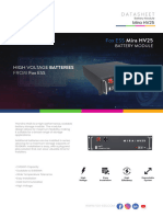 Mira HV25 Battery Datasheet 3.22