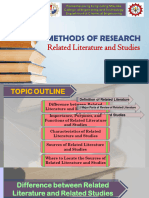 2024 Lec On - Related Literature and Studies