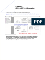 Mccormick Tractor Cx75cx85cx95cx105 Operator Manual