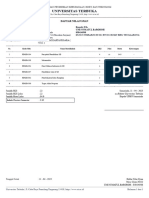 Daftar Nilai Ujian Semester 3