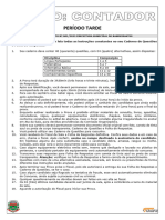 Período Tarde: Concurso Público #001/2023 Prefeitura Municipal de Bandeirantes