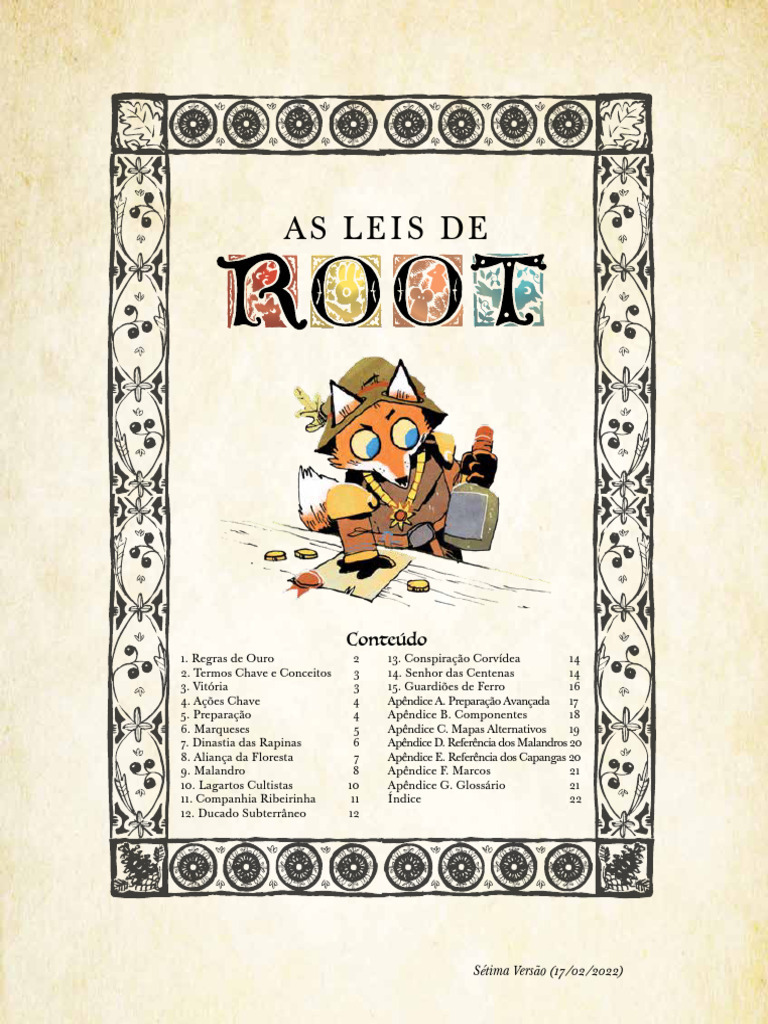 Regras do Jogo Root: Manual Completo | PDF | Cartas de baralho