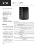 JBL SRX815 SpecSheet 11 11 19