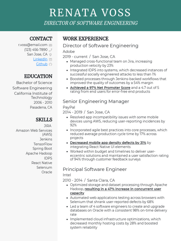 official resume template PDF - 1710828827