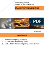Principle of Architectural Lighting