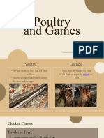 Poultry and Games
