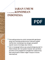 Gambaran Umum Perekonomian Indonesia