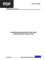 Download SNI 01-7222-2006 Karamba Jaring Apung KJA Kayu Untuk Pembesaran Ikan Kerapu Di Laut by Muhammad Taufik Hidayat SN71411212 doc pdf