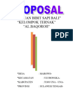 Proposal Bantuan Bibit Sapi Bali