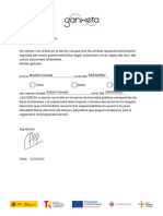 Ganxeta Formulari Autorització Menors