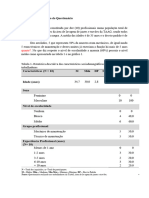 Resultados Do Questionario