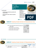 Lesson 12.8 PART 2 - Complex Numbers