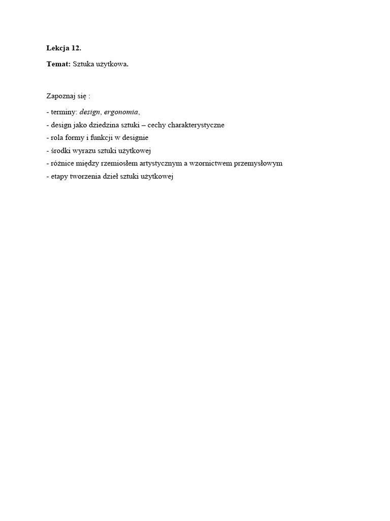Wsip Plastyka Klasa 6 Rozkład Materiału Plastyka KL 6 | PDF