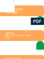 Business Model Vgrow Stockchart PVT LTD Offers A Fintech Model Focusing On Indian Stock Market Technical Analysis Chart Software - Presentation