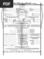 Vampire The Masquerade Alternity Character Sheet