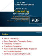Lecture 3 4 Forecasting