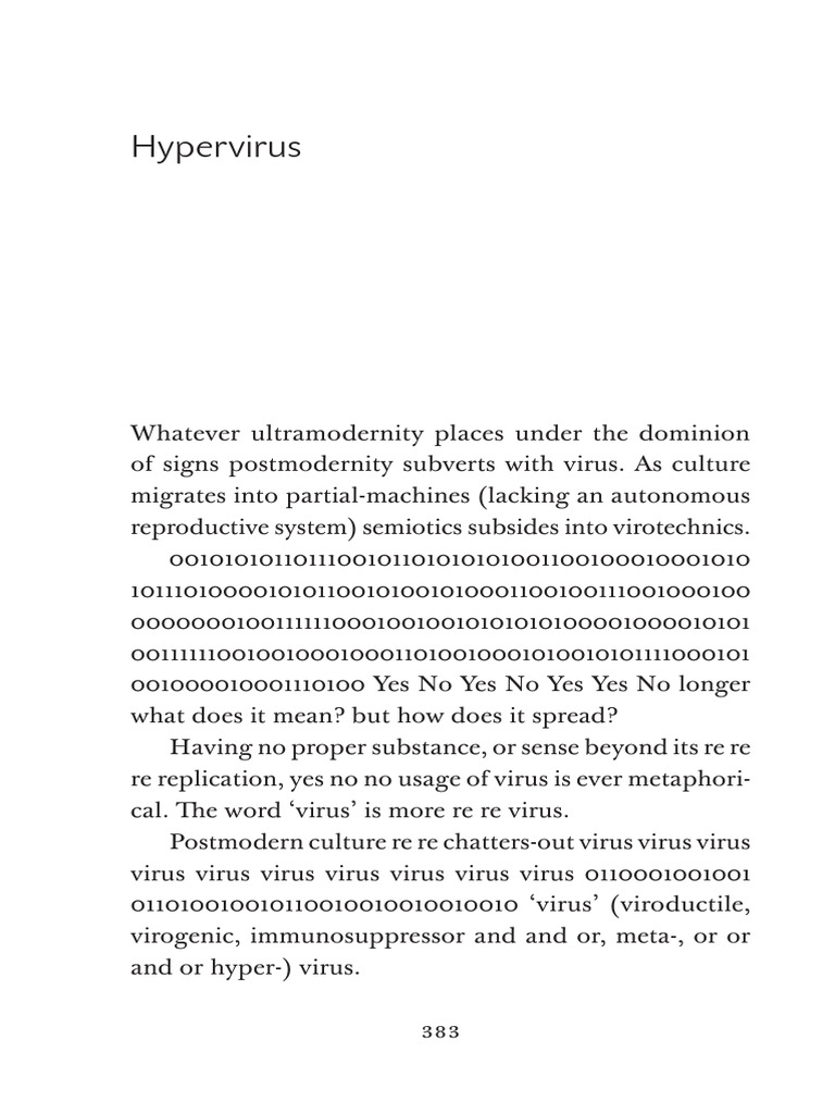 Hypervirus: The Future of Cultural Infection | PDF