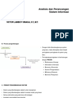 Analisis Dan Perancangan Sistem Informasi: Victor Lamboy Sinaga, S.T., M.T