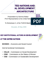 The United Nations and The Global Development Architecture