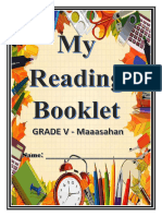 Reading Booklet 5 2023-2024'