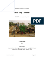 Design of Multi-Crop - Thresher-Case - Study