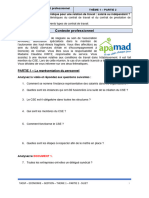 Tassp - Economie - Gestion - Theme 1 - Partie 2 - Sujet