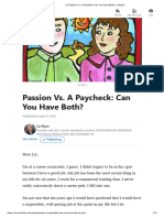 0.1 Passion vs. A Paycheck - Can You Have Both - LinkedIn