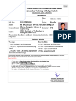 Admit Card