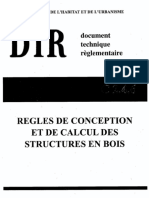 DTR C 2.4.6 Regles de Conception Et de Calcul Structures en Bois