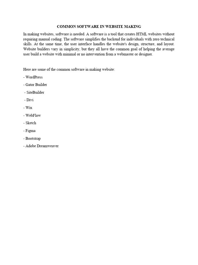 Website Making Free Sites
