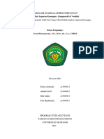 Analisis Laporan Keuangan Komparatif Dan Verikal - Kelompok 1 - B