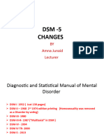 DSM - 5 Changes