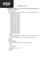 Practical No 17 (Gad)