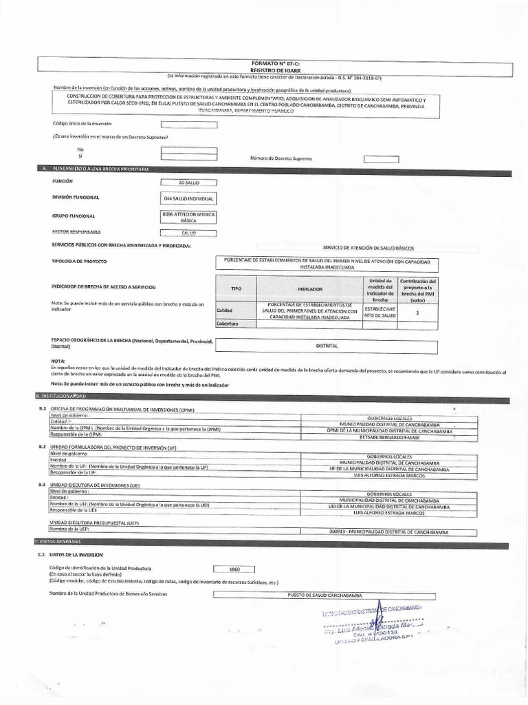 Formato 07 | PDF