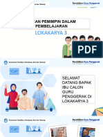 Bahan Tayang Lokakarya 03 PGP - Peran Pemimpin Dalam Pembelajaran