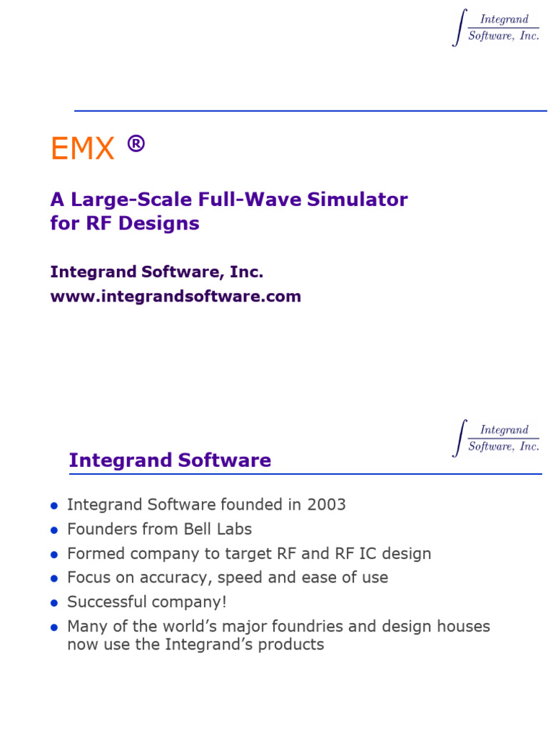 A Large-Scale Full-Wave Simulator For RF Designs | Download Free PDF ...