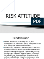RISK ATTITUDE (Chapter 4) Kelompok Genap