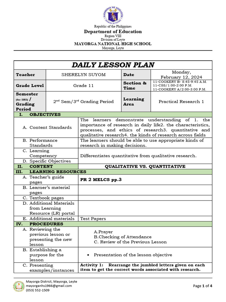 Qualitative Vs Quantitative Pdf Quantitative Research