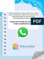 Atividades para o Dia Da Água Com Plano de Aula Completo