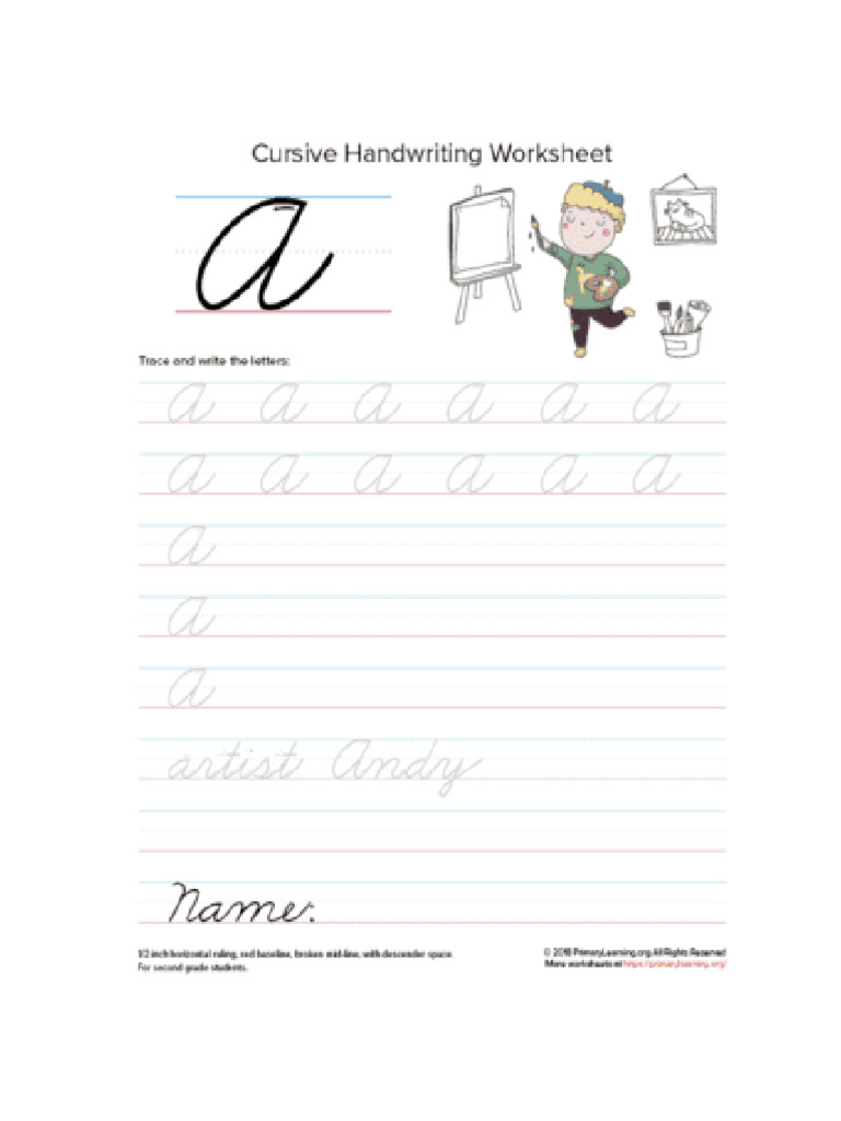 Cursive Writing | PDF