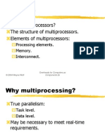 Why Multiprocessors? The Structure of Multiprocessors. Elements of Multiprocessors