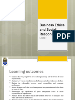 Lesson 4 Business Ethics and Social Responsibility