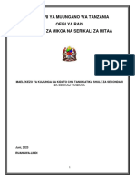 Jamhuri Ya Muungano Wa Tanzania Ofisi Ya Rais Tawala Za Mikoa Na Serikali Za Mitaa