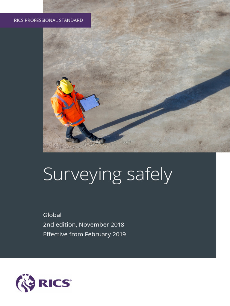 Surveying Safely 2nd Edition RICS Professional Standard | PDF | Risk ...