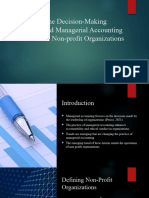 Issues in The Decision-Making Process and Managerial Accounting