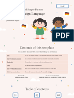 Basic Greetings and Simple Phrases - German - Foreign Language - Pre-K by Slidesgo