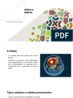 Aula 01 - Células, Sua Composição Química e Membranas Celulares