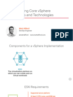 Understanding Core Vsphere Components and Technologies Slides