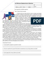 Avaliação Bimestral - Práticas Comunicativas e Criativas